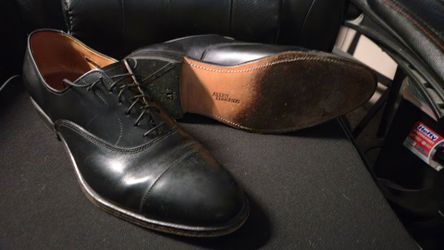 Black Leather Cap-Toe Oxford -Allen Edmonds - Park Avenue - [discontinued]