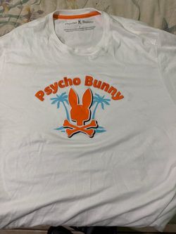 Psycho Bunny White Graphic T-Shirt