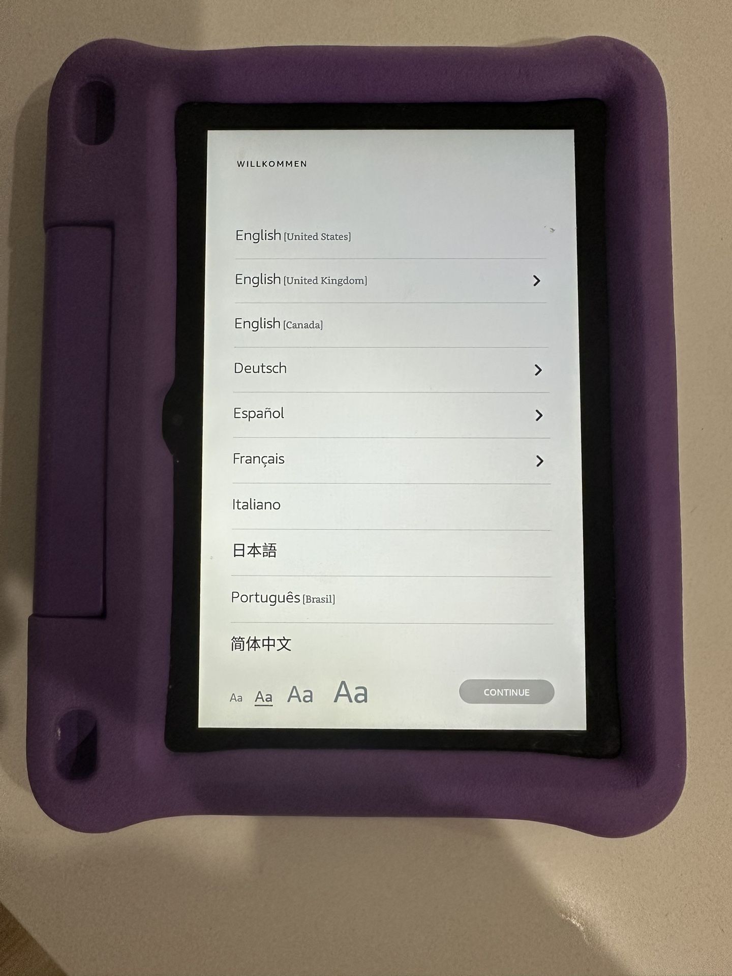 Fire HD 8 Kids tablet, 8" HD display 32 GB PURPLE