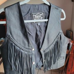 Black Leather Vest
