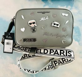 KARL LAGERFELD PARIS Women's Maybelle Camera Crossbody Bag