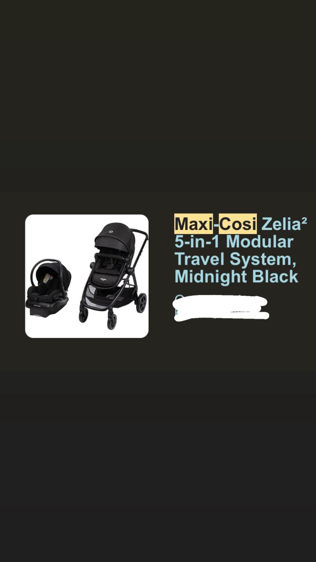 Maxi Cosi Stroller Travel Set