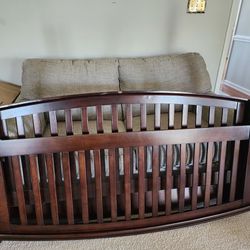Wooden Bed Frame With Head/Foot Board