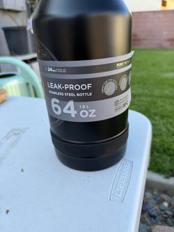 Custom laser engraved 64 oz Milwaukee  Stainless Steel Water Bottle
