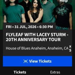 Flyleaf And VIP Access 