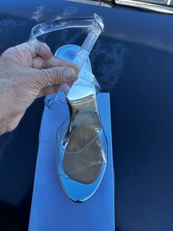 Clear high heel Shoes (Semi new)