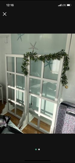 Two Standing French Doors Wedding Decor 