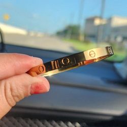 18k Gold Plated Love Bracelet