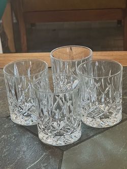 Vintage Whiskey Crystal Glasses