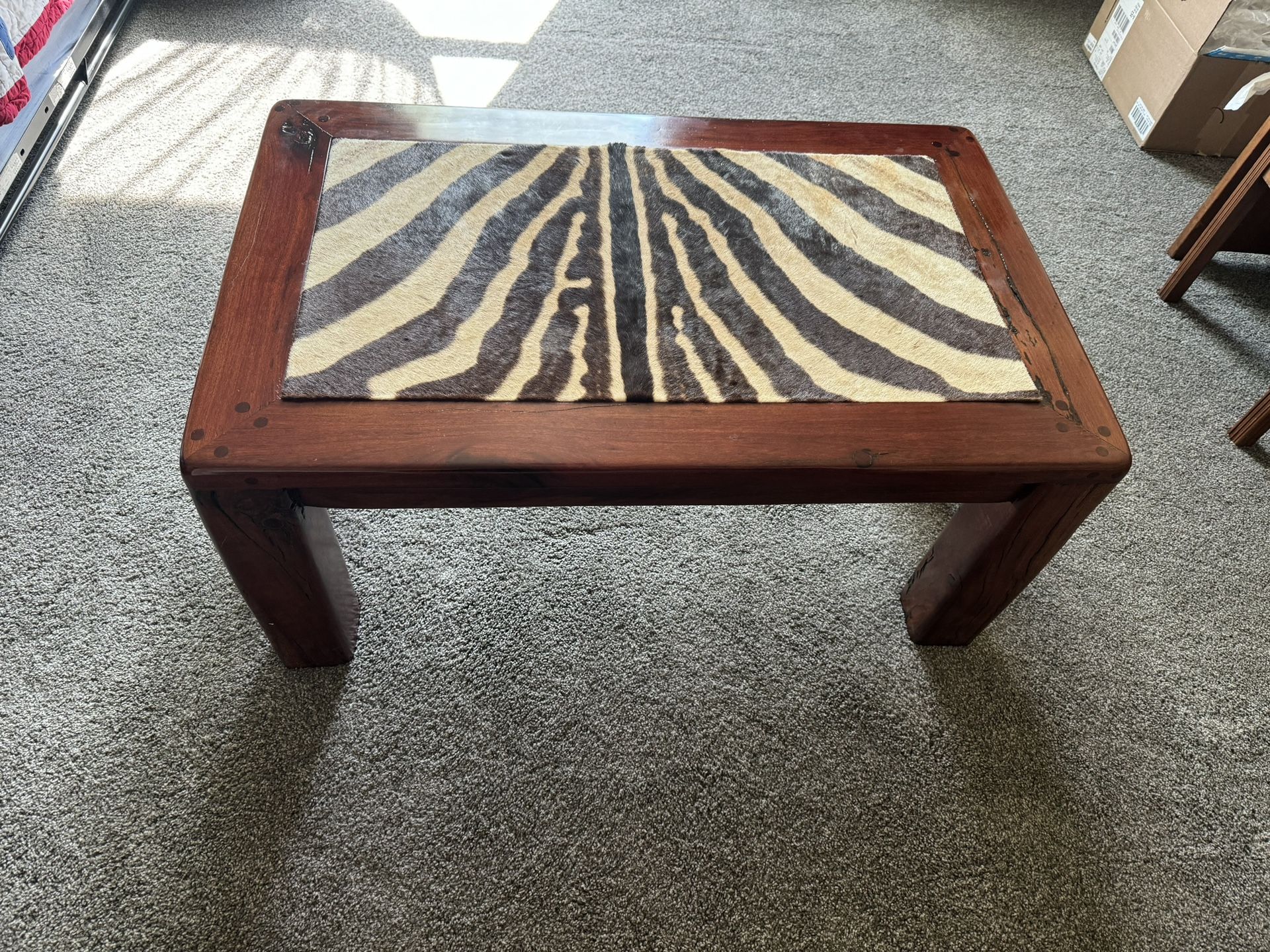 African Coffee Table 