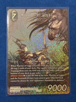 Final Fantasy TCG Warrior of Light 21-121L Foil