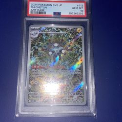 2024 Pokémon Sv8 JP Magneton AR Psa 10 Graded Pokemon