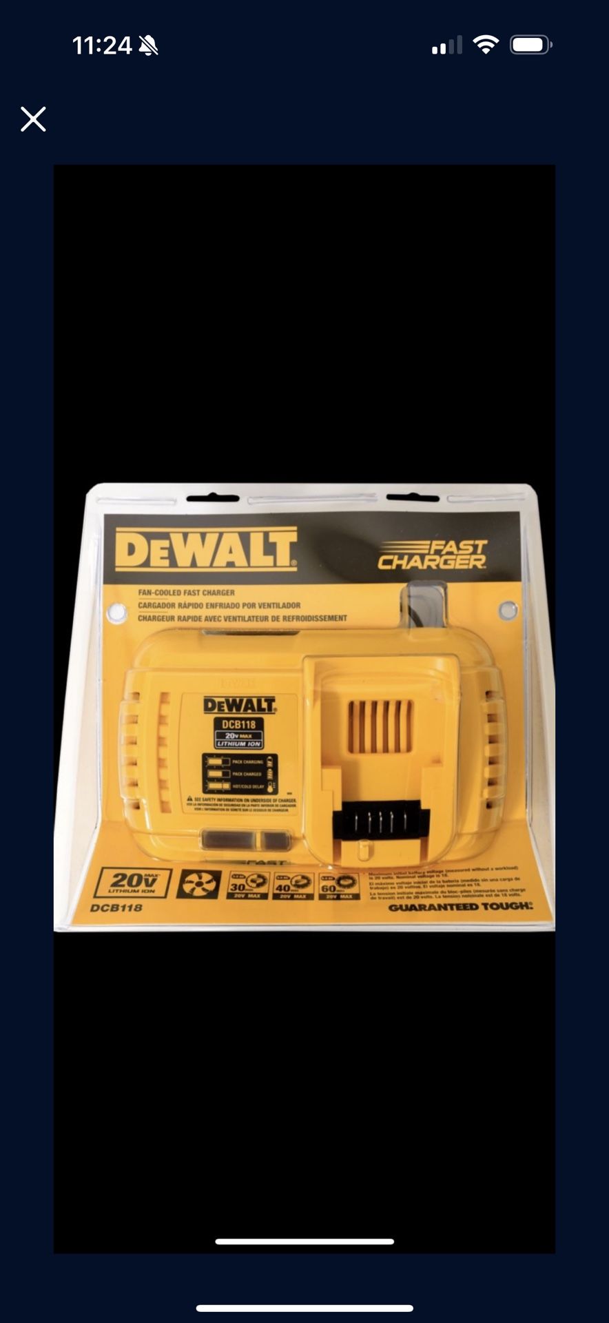 Dewalt Fast Charger