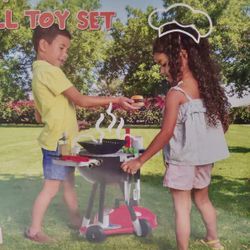 34 PCS Cooking Toy BBQ Grill Set