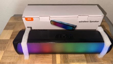 A6 Wireless Bluetooth Speaker with RGB Lights