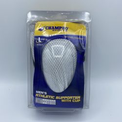 CHAMPRO WITH CUP ATHLETIC SUPPORTER BASEBALL ADULT MENS JOCK STRAP Sz.Large