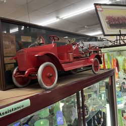 Buddy L Aerial Fire Truck Restored