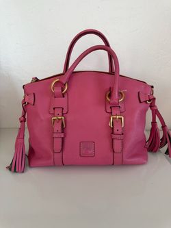 Dooney & Bourke Pink Leather Satchel
