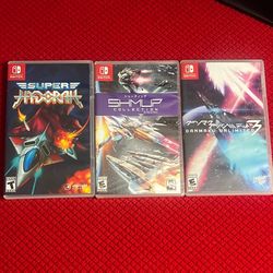Nintendo Switch Games. Super Hydorah, Shmup Sealed, Danmaku Unlimited 3