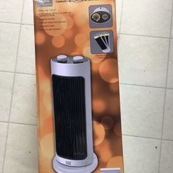 Easy Home Tower Heater2 Heat Setting 1000W and 1500W Separate Fan Mode  Over Heat and Tip over Protection Pickup Only 