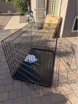 XXL 48”x32” brand new double door dog crate. Top quality. 59 ave and 101. First come first served.