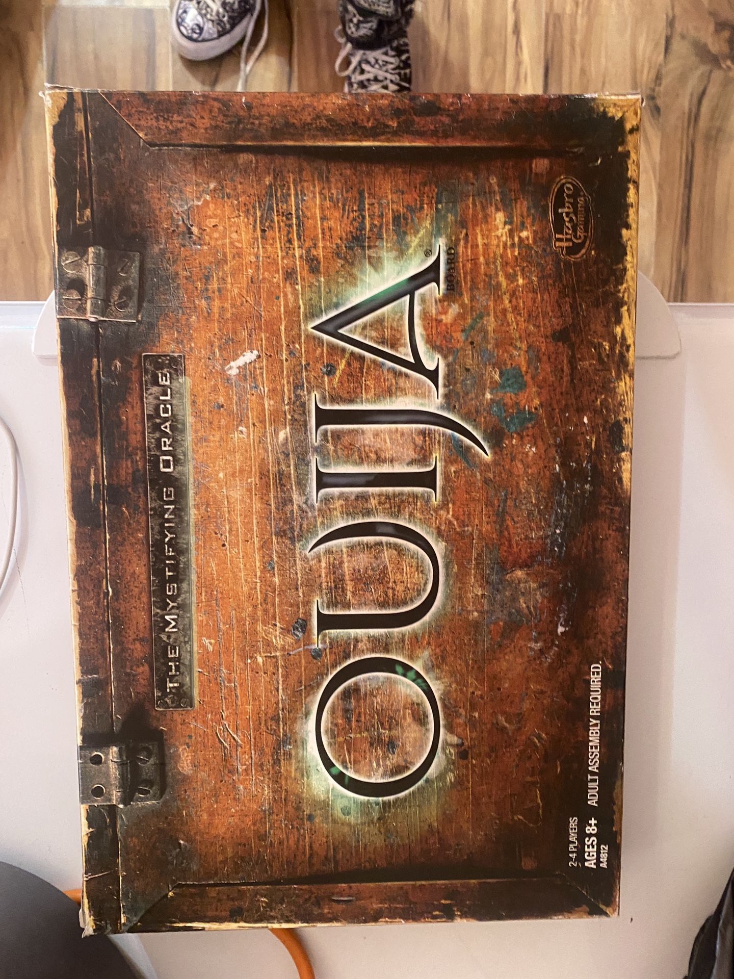 Ouija Board mystifying oracle oddity vintage all pieces included board game spiritual séance anomaly