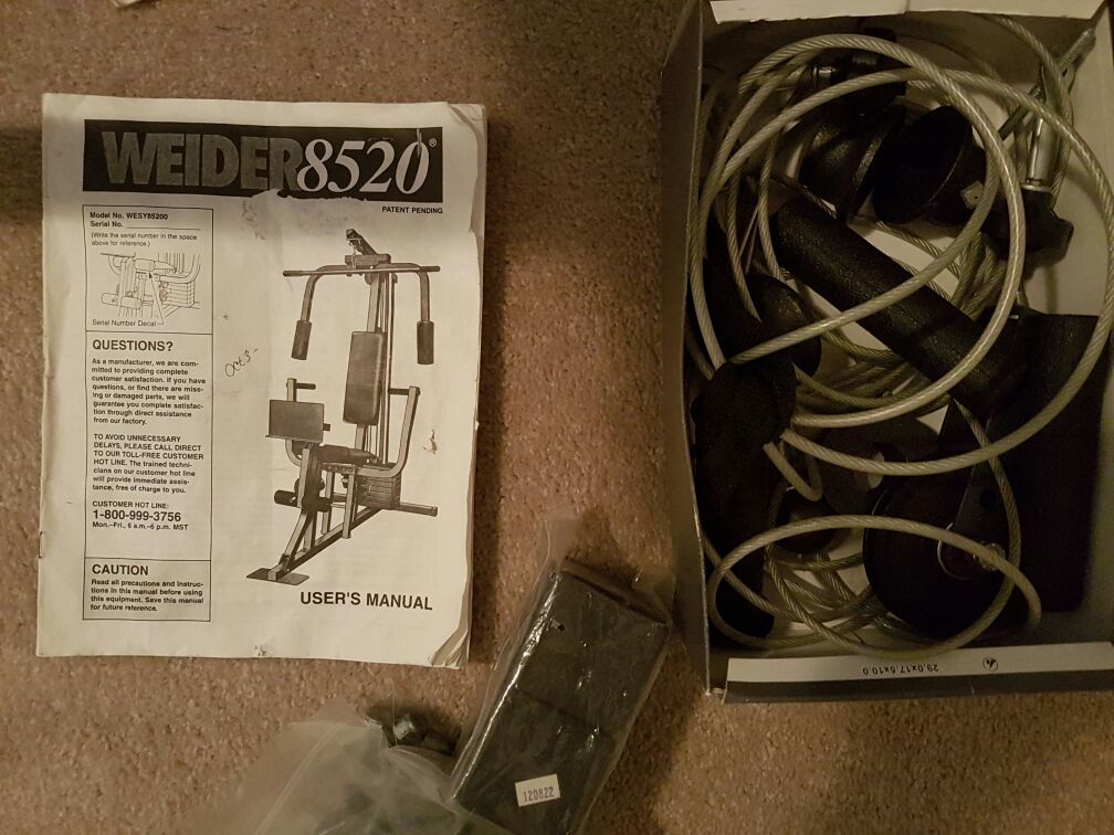 WEIDER 8520 HOME GYM REDUCED for Sale in Port St. Lucie FL OfferUp