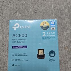 USB WiFi Adapter TP-Link Archer T2U Nano AC600 Wireless Dual for PC
