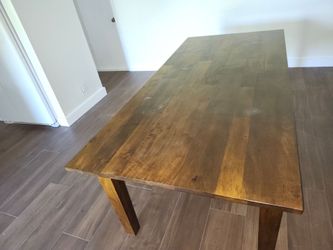 Wood table