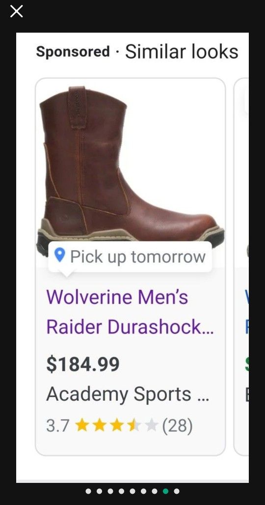 Wolverine Work Boots RAIDER DURASHOCKS CARBONMAX WELLINGTON