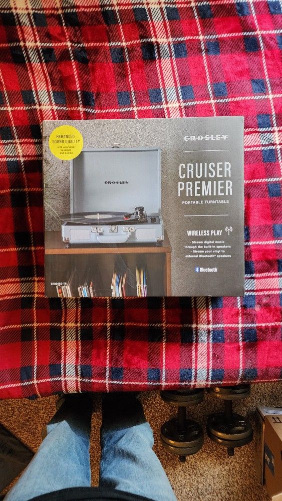 Crosley Cruiser Premier Wireless Bluetooth Vinyl Record