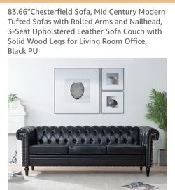 3 seat leather sofa couch