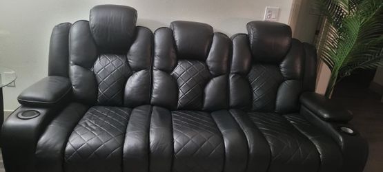 Power reclining sofa