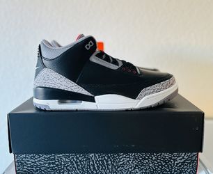 Air Jordan Retro 3 Black Cement Sz11.5