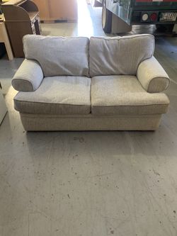 Light grey loveseat