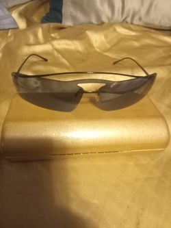 Prada Sunglasses SPR 61V Pre-2000 Unisex Black Lens