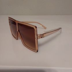 Sunglasses Flat Top Fashion Oversized Shades For Women (43)