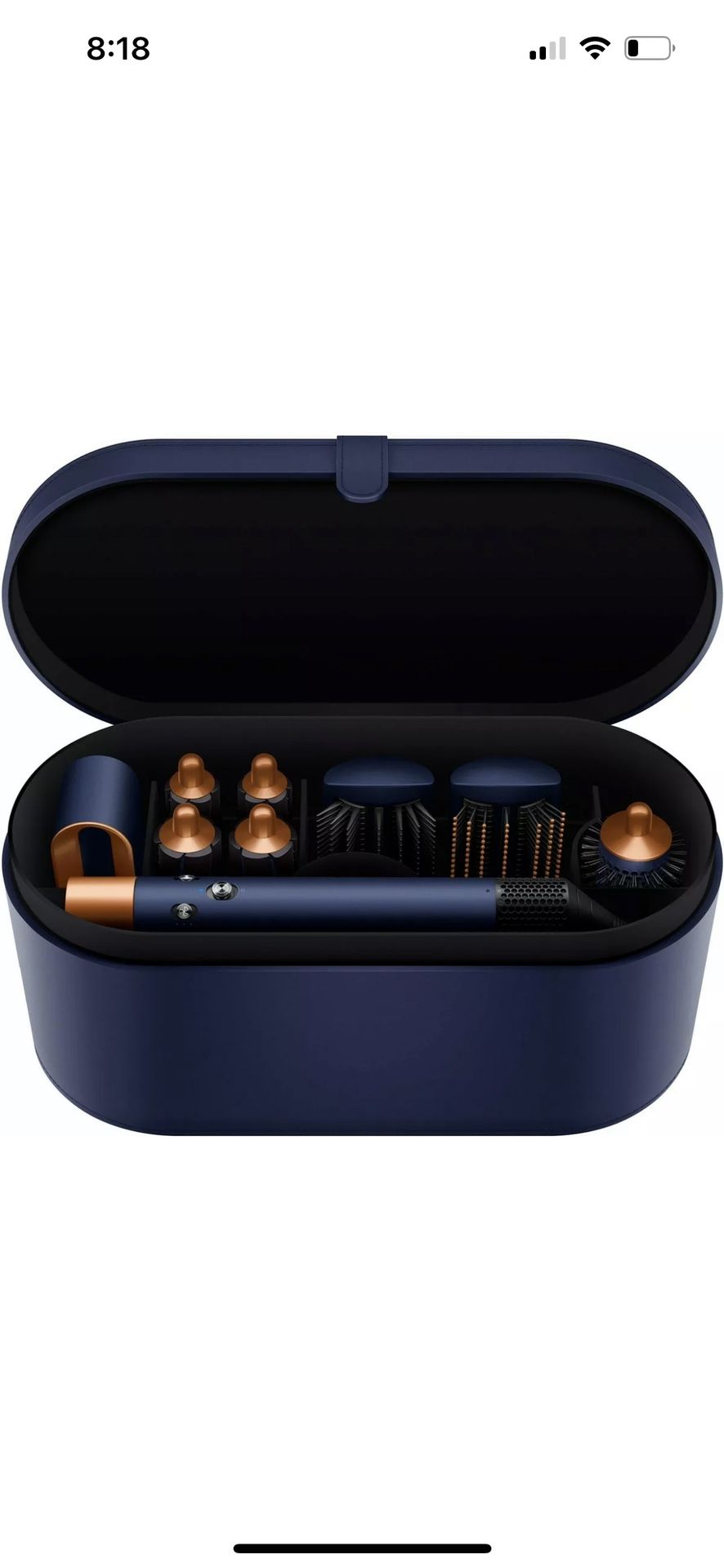 🔵 Dyson Airwrap Complete Styler - Special Gift Edition Dark Blue/Copper NEW in box