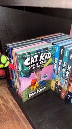 Dog man and cat kid comic club books