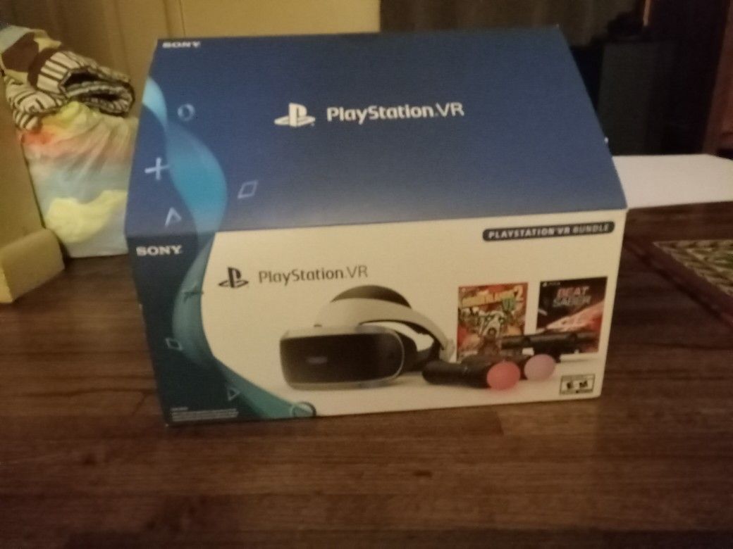 Playstation VR PSVR PS4 PS5 Complete with Box & Games