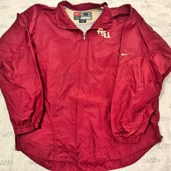 Vintage Nike Florida State University Windbreaker Pullover
