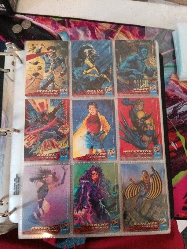 Huge Vintage Marvel Card Collection 