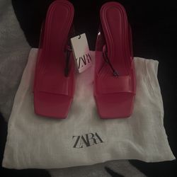 Hot Pink Heels Sizes 7 
