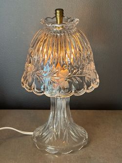 24% Lead Crystal lamp Heritage Princess House