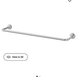 Brand New VOXNAN Towel rail, chrome effect, 26 ½ "