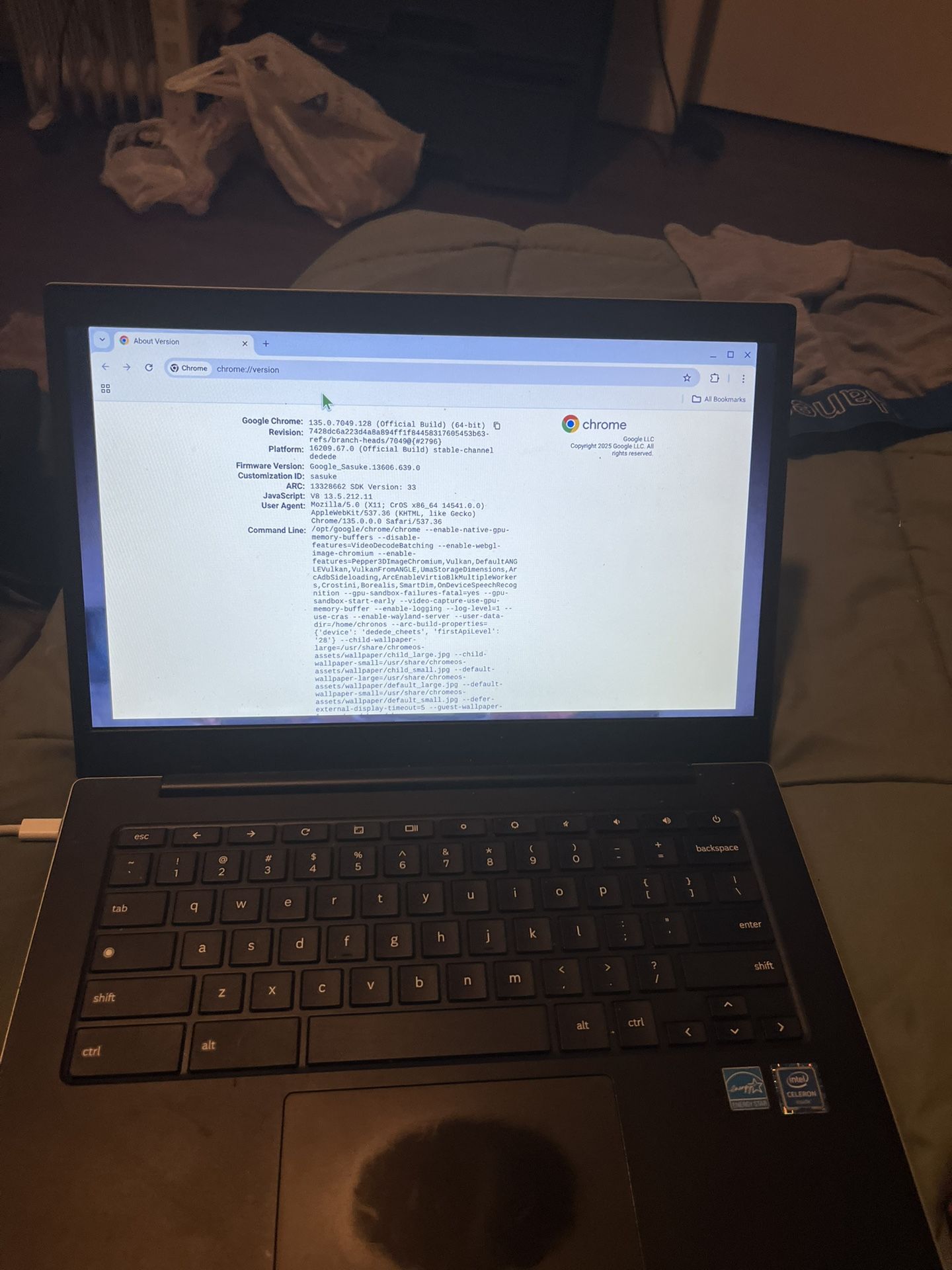 Samsung Chromebook.