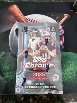 Topps Chrome Football Hobby Box Sealed 2025