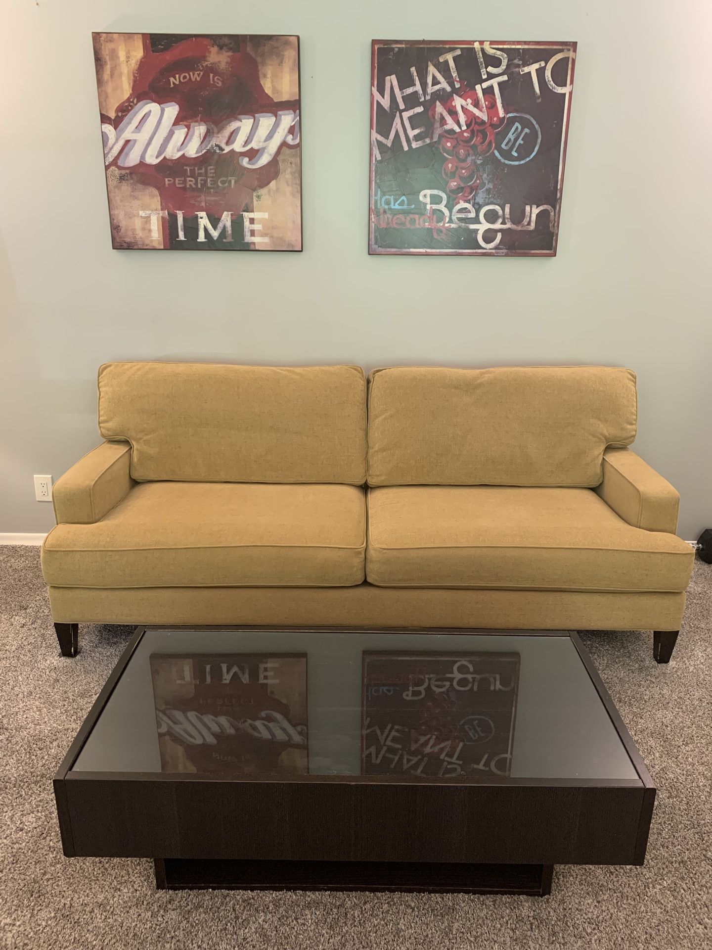 Couch, Chairs $400each —-D36 W85 H29 H With Pillow35