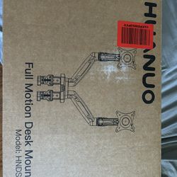 Full Motion Desk Mount Dual Monitor 