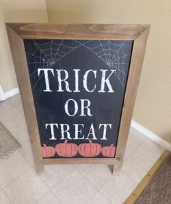Large Halloween/Fall Sign Decor